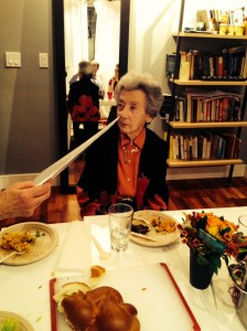 93-year-old Stefanie Steinberg receivIng honorary diploma from the Holstenchule in Neumünster!